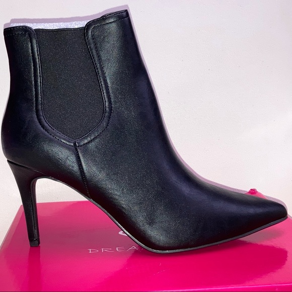 Dream Pairs Shoes - Dream Pairs Black Hugh Heel Boots